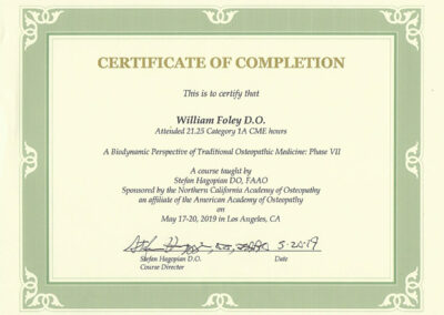 Completion Certificate