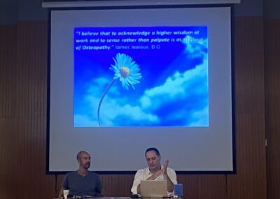 Dr. Foley Teaches Osteopaths in Barcelona